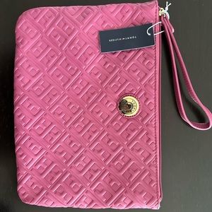 Brand new Tommy Hilfiger magenta large wristlet